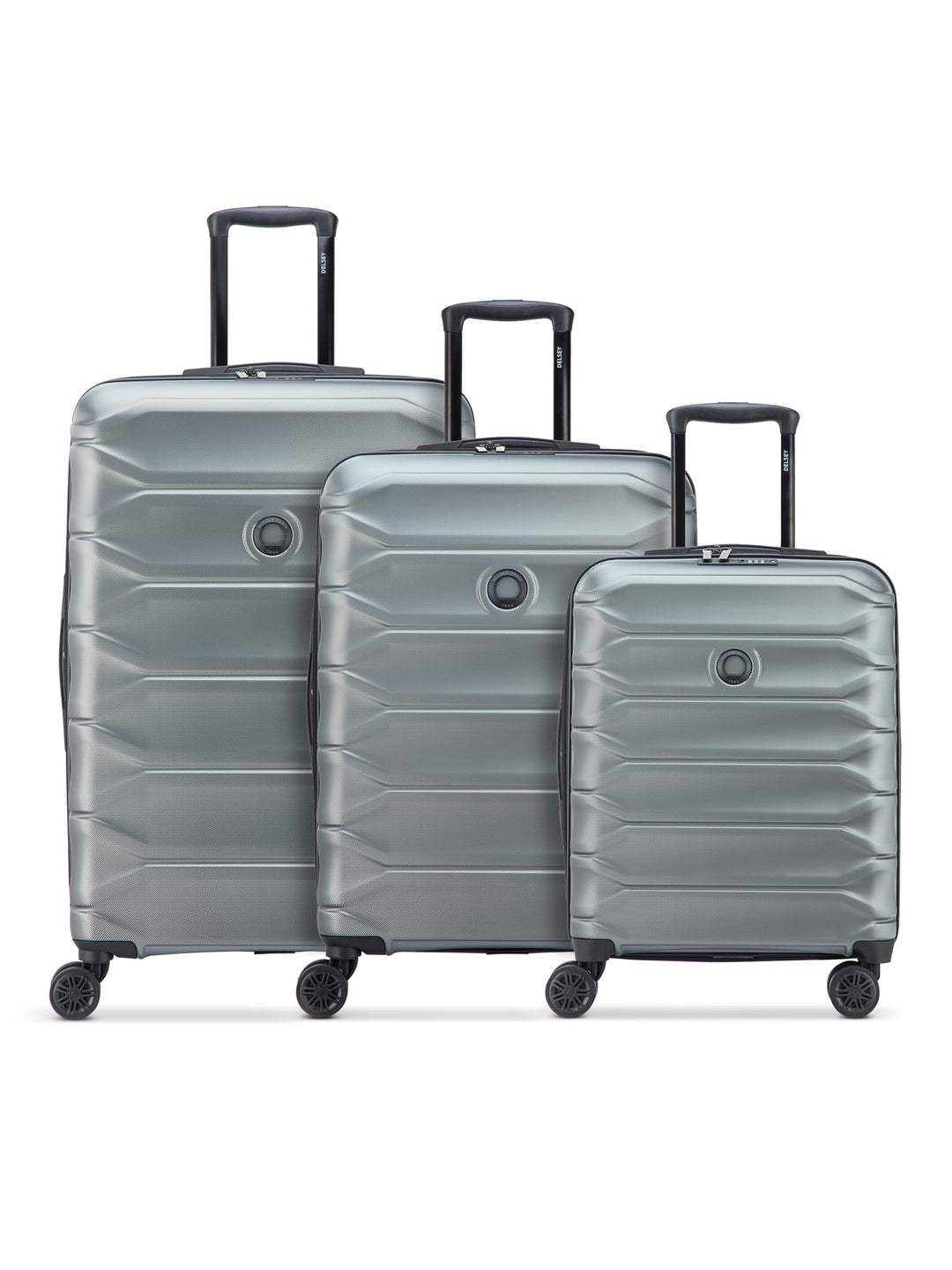 DELSEY Paris Koffer-Set 3-teilig für Damen und Herren | Reise-Trolleys 50 x 32 x 78 cm aus hochwerti