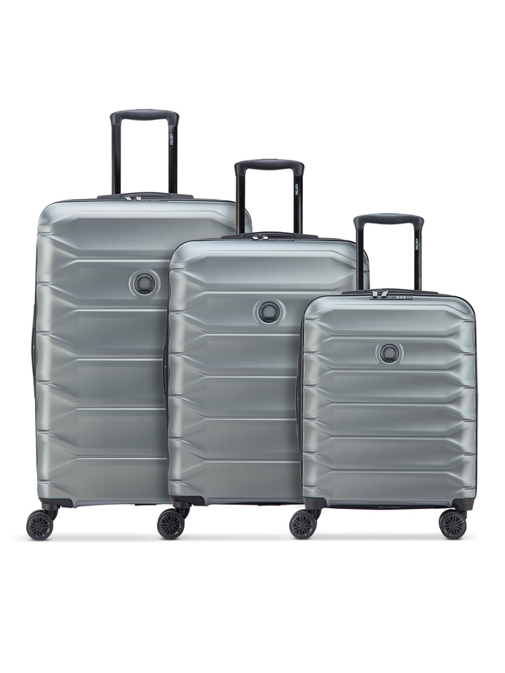 DELSEY Paris Koffer-Set 3-teilig für Damen und Herren | Reise-Trolleys 50 x 32 x 78 cm aus hochwerti