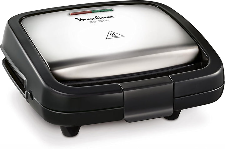 Moulinex SZ192D Croc Time – Sandwich-Maker, Heizplatten mit Antihaftbeschichtung