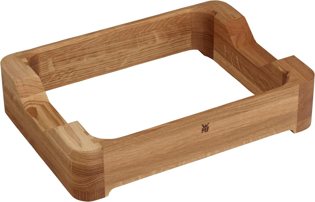 WMF Profi Resist Servierrahmen für Auflaufform 39 x 30 x 7 cm, Eichenholz, zur ästhetisch-praktische