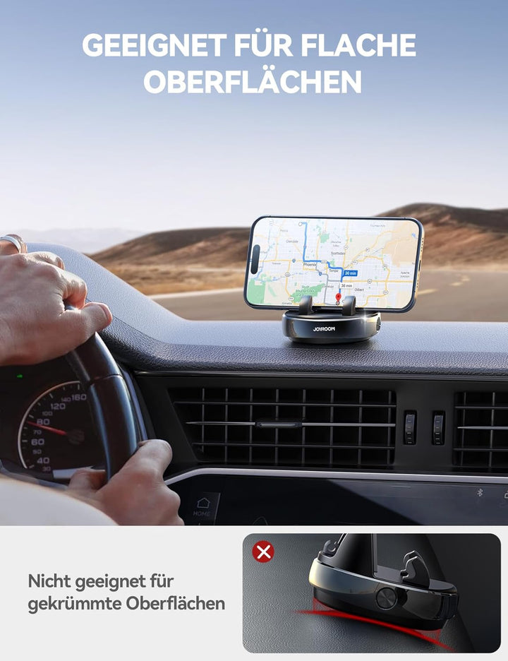 JOYROOM Handyhalterung Auto Armaturenbrett, Anti Rutsch Handy Halterung Auto kompatibel mit PopGrip,