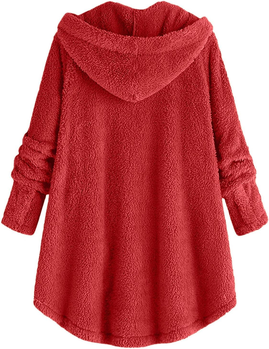 Ansenesna Teddyjacke Damen Mit Kapuze Flauschig Winterjacke Damen Warm Gefüttert Teddyfleece Winterm