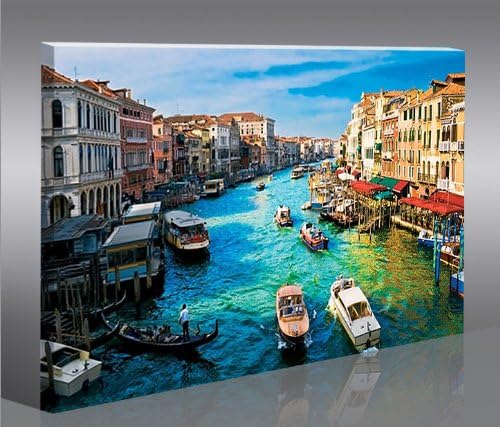 islandburner Bild Bilder auf Leinwand Venice Venedig Italien V4-1p XXL Poster Leinwandbild Wandbild