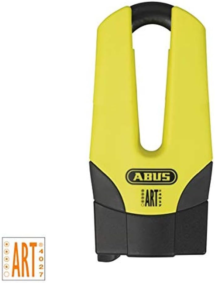 ABUS Bremsscheibenschloss Granit Quick 37/60 Maxi + Mini - Motorradschloss mit ABUS-Sicherheitslevel