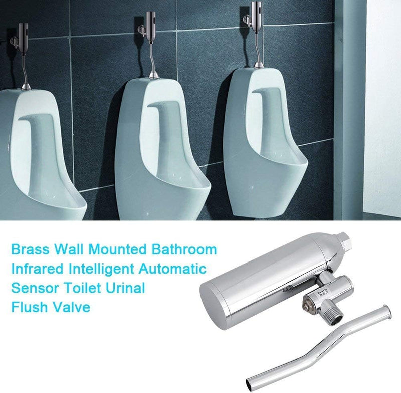 Fdit WC-Sitz, automatischer Sensor Urinal-Druckspüler Urinal-, offen, für mehr lecke WC, mit Kolibri