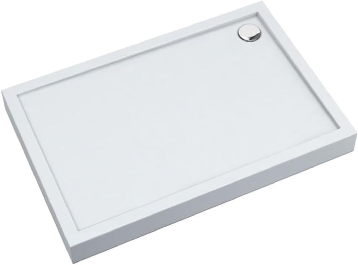 AQUABAD Duschwanne/Duschtasse | Ultima mit LeakProtect Technologie Smooth White 70x100cm Rechteck 70