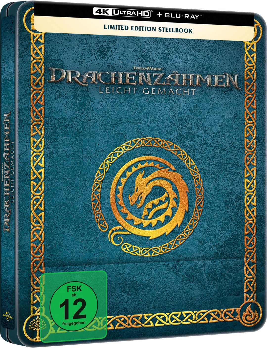 Drachenzähmen leicht gemacht - Limited Steelbook (4K UHD + Blu-ray), 4K