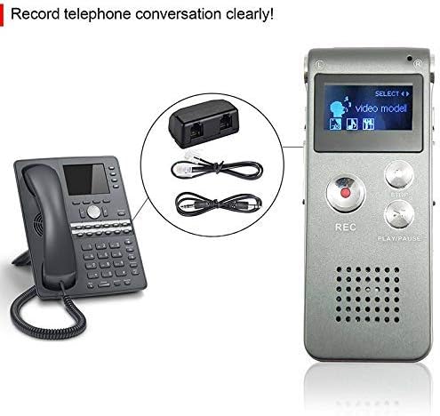 Garvee Digitaler Voice Recorder 8GB – Tragbares Diktiergerät mit LCD-Display – MP3-Player & eingebau