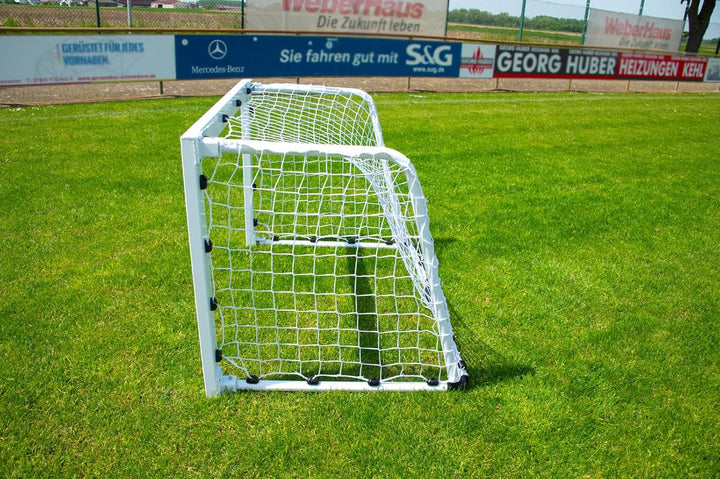 Fussballtor - Minitor - Aluminium - 100% WETTERFEST - FALTBAR - 1,2 x 0,8/1,5 x 1,2m / 2 x 1,2m 1,2
