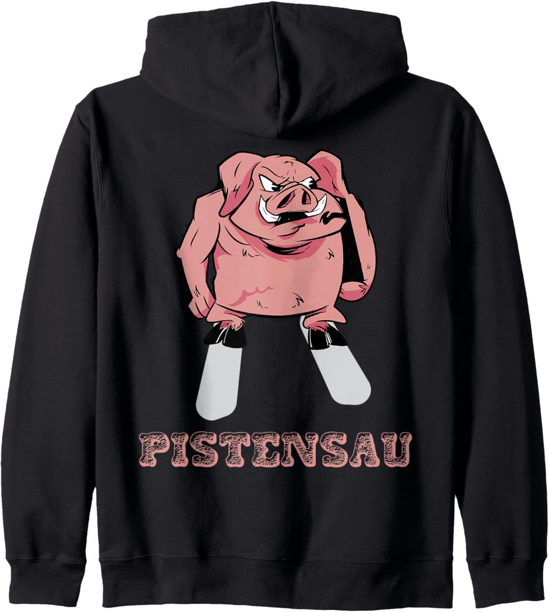 Pistensau, Snowboardfahrer, versaut Skifahren, Skifahrer Kapuzenjacke