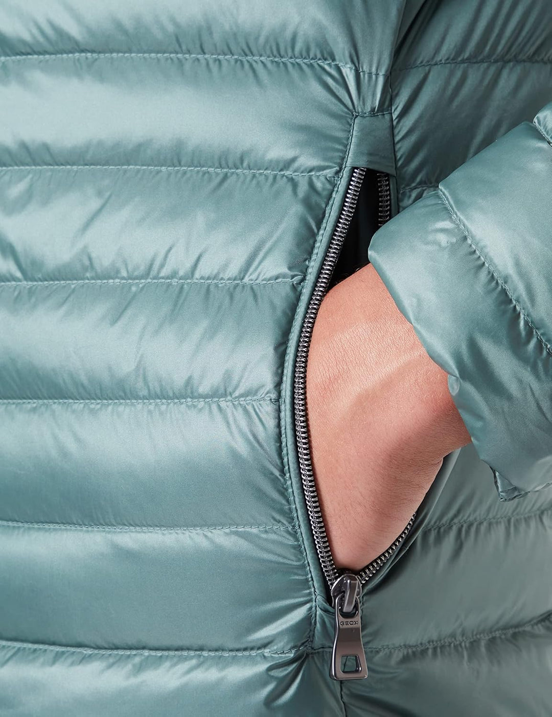 Geox Herren M Warrens Jacket 52 Silver Pine, 52 Silver Pine