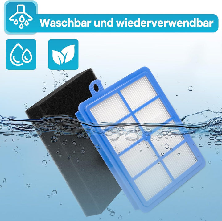 AUSK11 Filter für AEG LX7 LX8 Allergy Plus Performance Staubsauger, Ersatzfilter Zubehör für AEG AFS