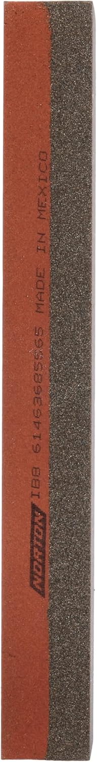 Norton 614636855653 IB8 Ölstein, 2,5 x 5,3 x 20,3 cm, fein und grob, Indien, Rot One Size, One Size