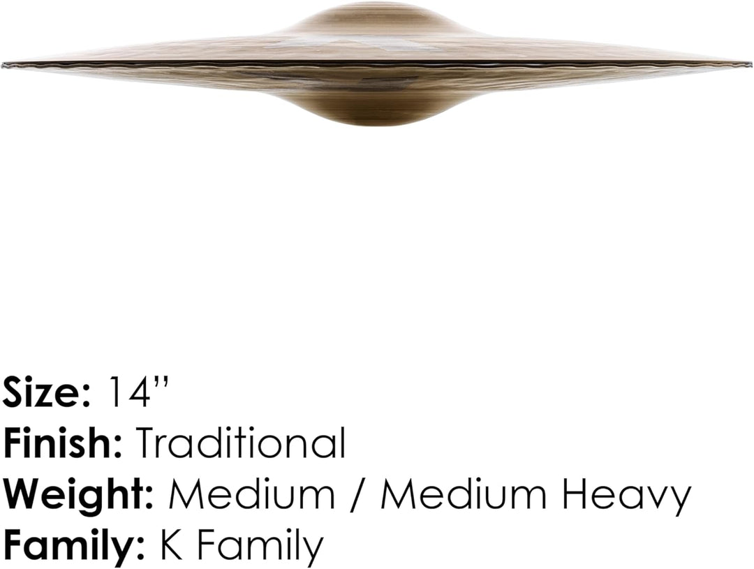 Zildjian K Zildjian Series - 14" Mastersound Hi-Hat Cymbals - Pair