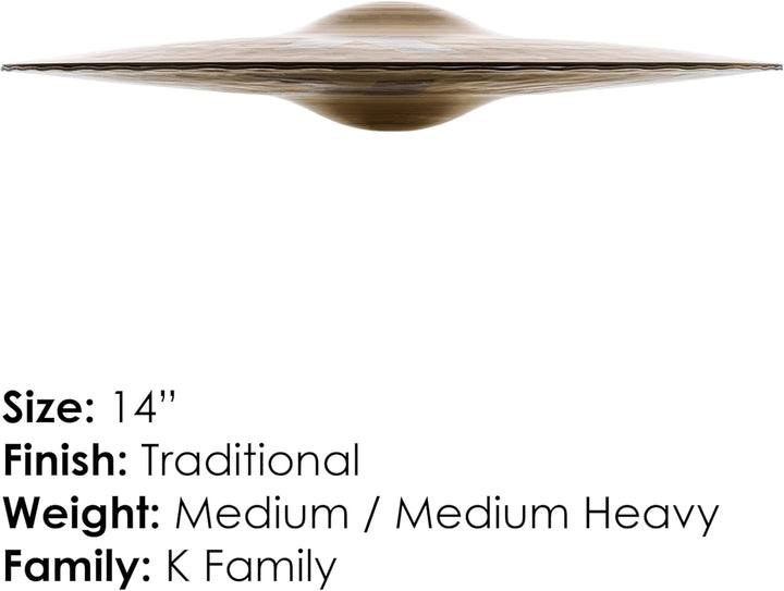 Zildjian K Zildjian Series - 14" Mastersound Hi-Hat Cymbals - Pair