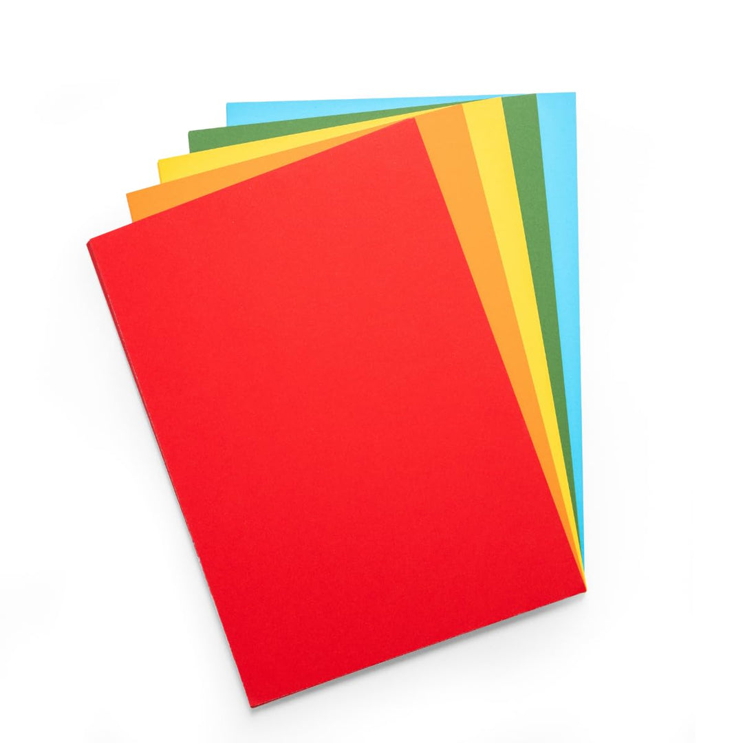 Hawksbill Card + Craft A4 160 g/m² Bright Rainbow Coloured Karton (Packung mit 250 Blatt) sortiert f