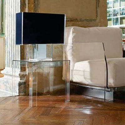 Kartell Jolly Tisch, Helles Fumé Fumé Chiaro, Fumé Chiaro