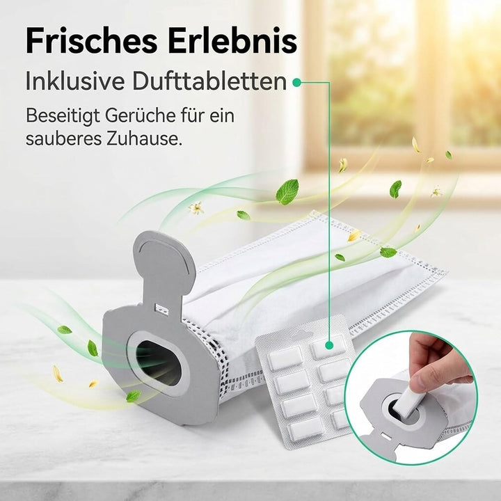 15 Stück Staubsaugerbeutel für Vorwerks Kobold VK7 FP7,Filtertüten für Vorwerk Akkusauger VK7 FP7,Er