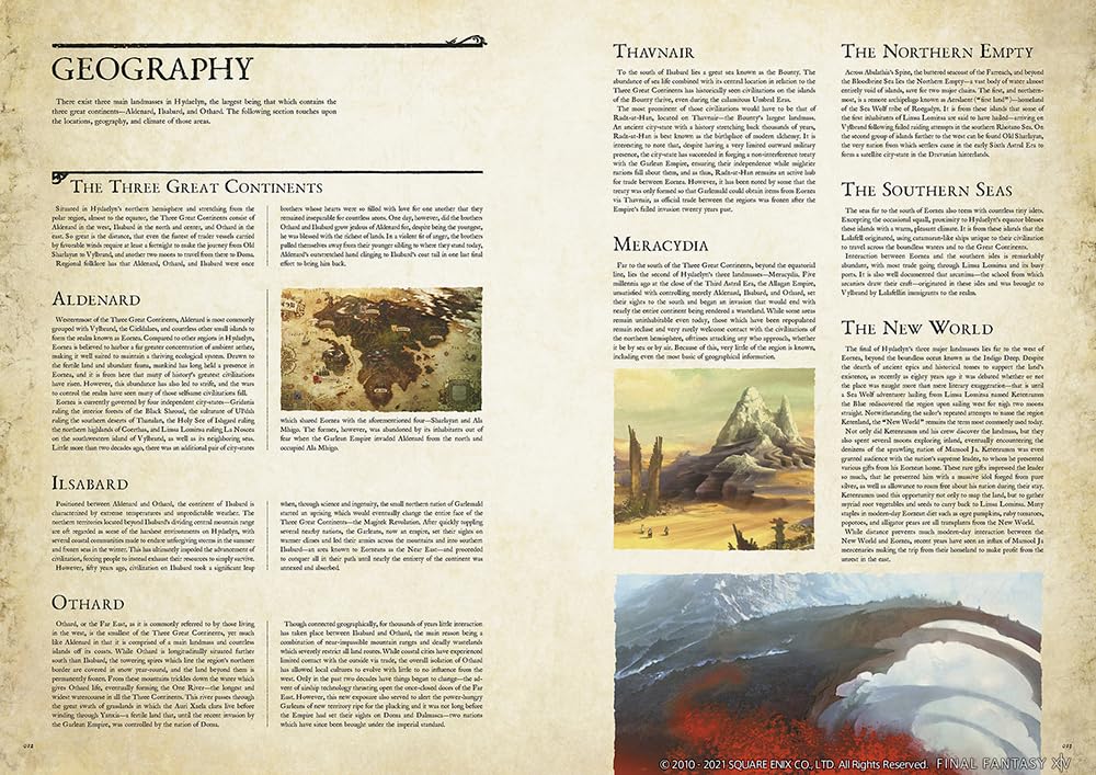 Encyclopaedia Eorzea ~The World of Final Fantasy XIV~ Volume I, Gebundenes Buch