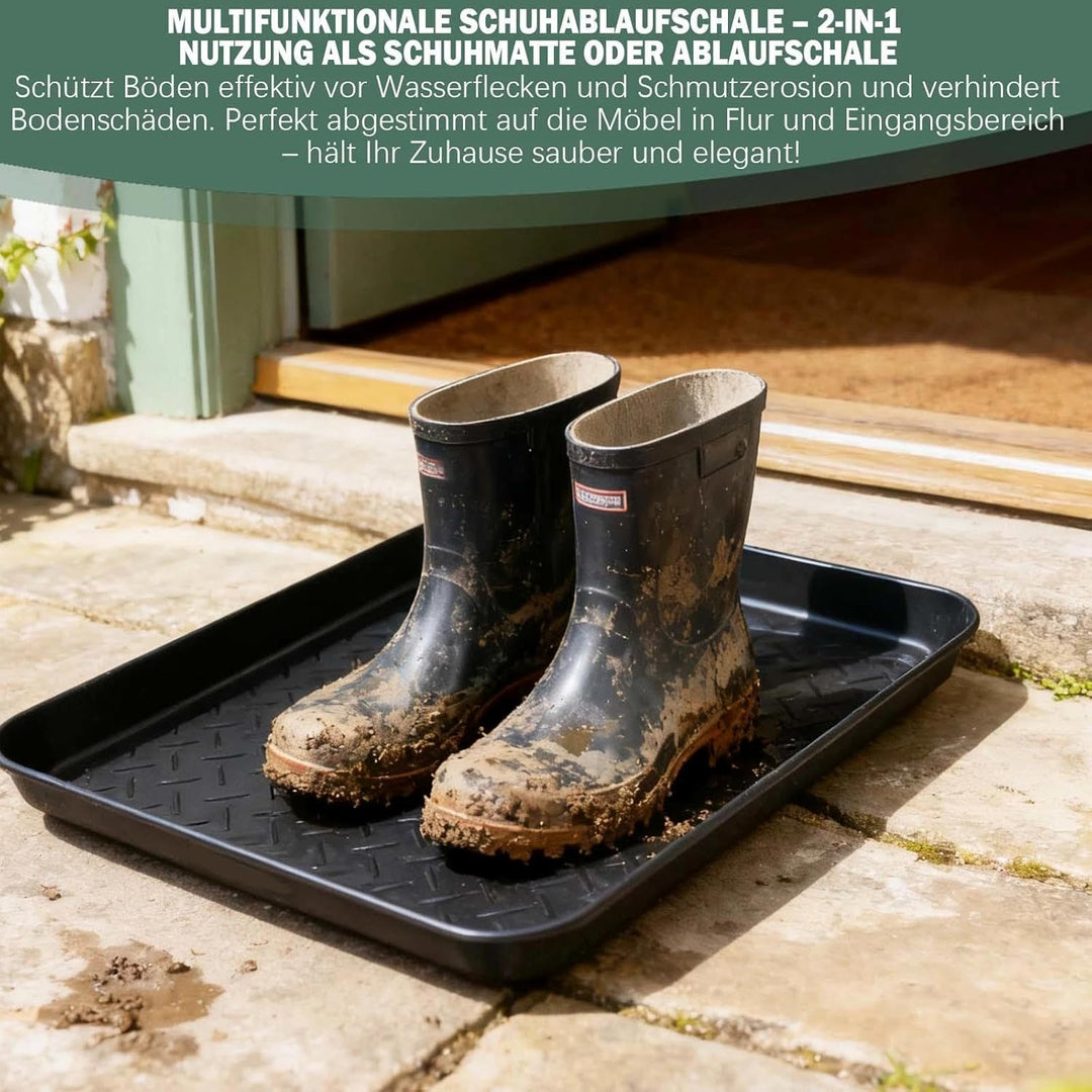 Schuhabtropfschale, Schuhablage Klein, Abtropfschale für Schuhe, Schuh Abtropfschalen mit erhöhtem R