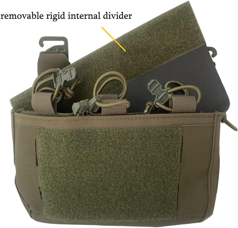 G-Hook DOPE Front Flap Double Stack Abdominal Fanny Pack Dreifache Magazintasche für Tactical Chest