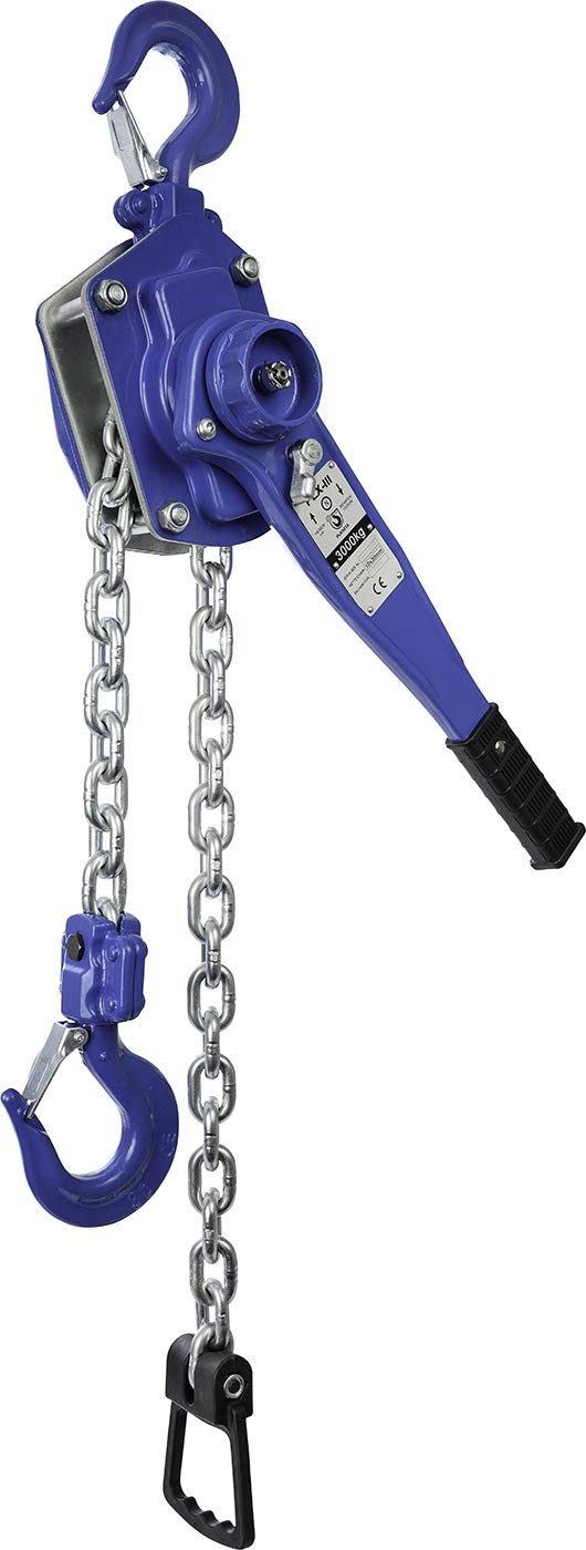 PLANETA Hebelzug PLX-III, 3000kg Tragfähigkeit, 5.0m Hub, Industriequalität, 5.0 m Hubhöhe 3000