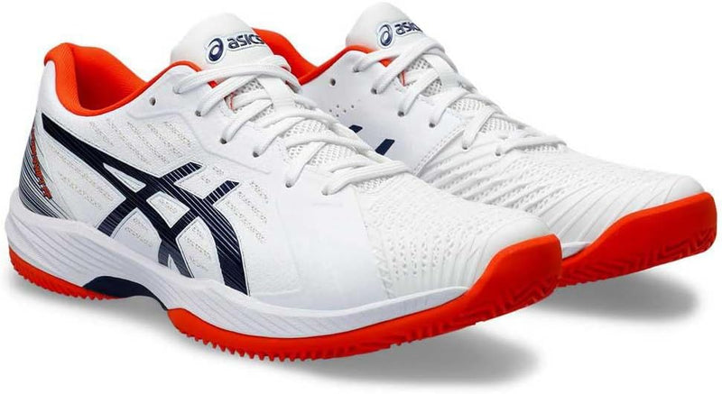 ASICS Herren Solution Swift Ff Clay Sneaker 42 EU White Blue Expanse, 42 EU White Blue Expanse