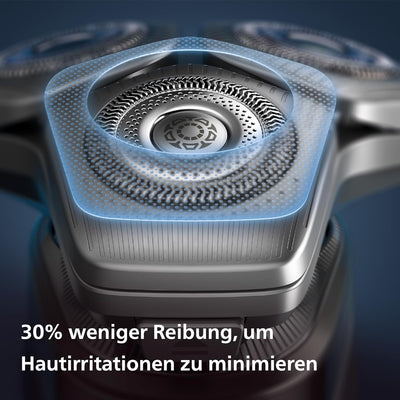 Philips Shaver Series 8000 – Elektrischer Nass- und Trockenrasierer für Herren mit ausklappbarem Tri