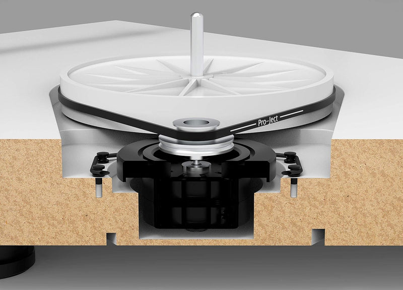 Pro-Ject X2, Plattenspieler mit elektronischer Geschwindigkeitsumschaltung, Carbon Tonarm und Acrylp