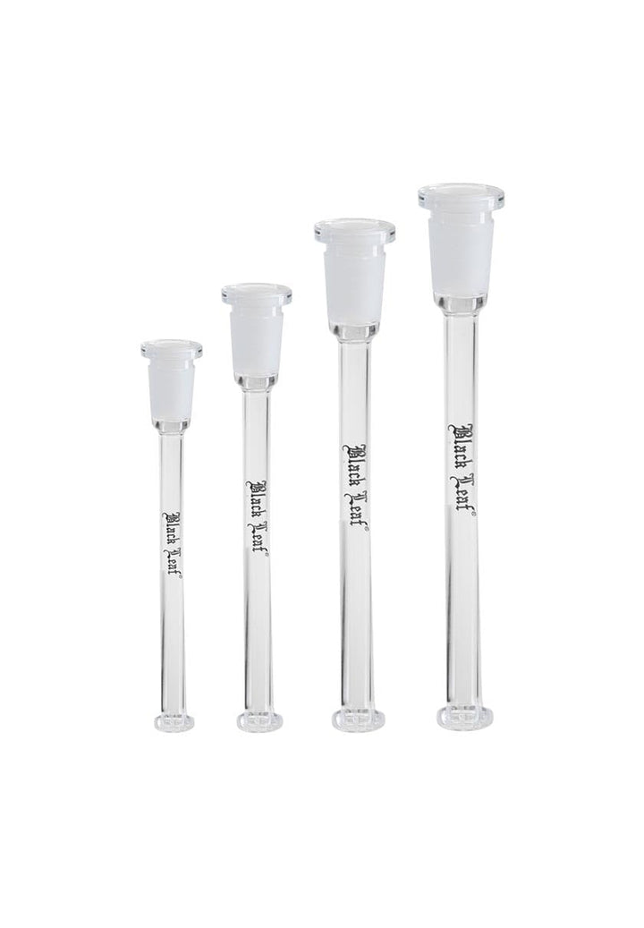 Black Leaf Bong-Zubehör: Adapter-Shillum, Showerhead Diffusor-Chillum, Perkolator Black Leaf Logo 'N