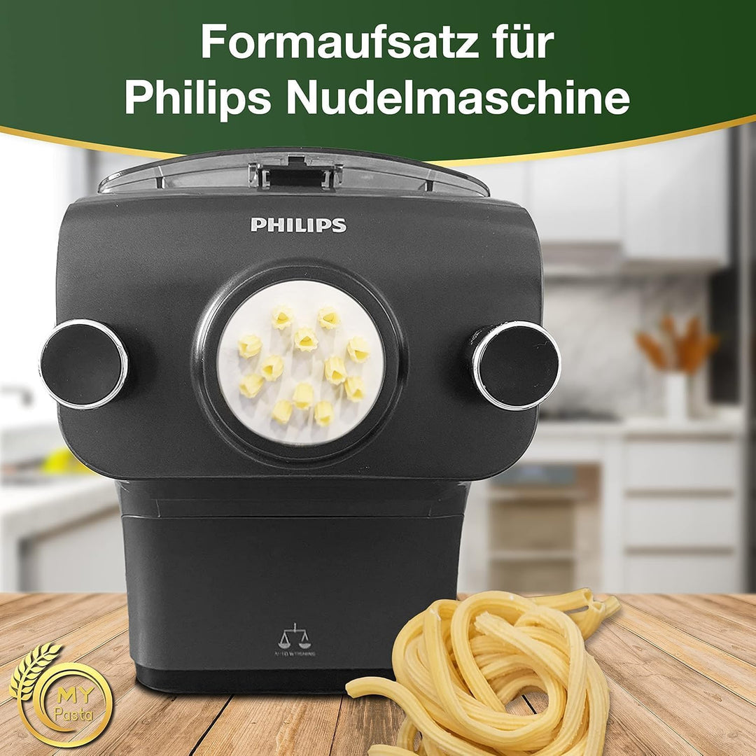 MY PASTA Ditalini Rigati Zubehör Für Pastamaker Pasta Disc Kompatibel Mit Philips Pasta Maker Avance