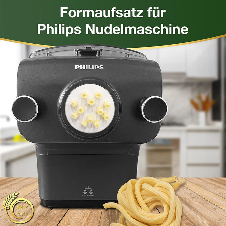 MY PASTA Ditalini Rigati Zubehör Für Pastamaker Pasta Disc Kompatibel Mit Philips Pasta Maker Avance