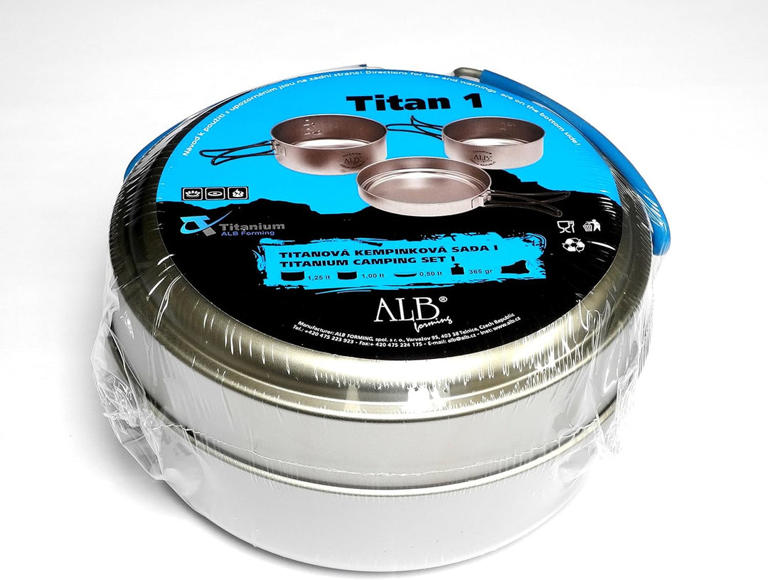 ALB Titanium Camping Cook Set - 3-teilig
