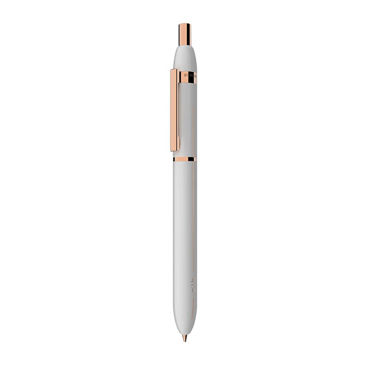 Otto Hutt design 03 Druckbleistift 002-18799 – Bleistift aus Messing Vollmaterial in der Farbe Weiss