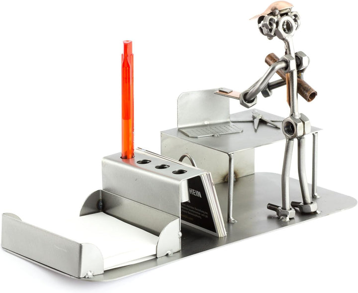 Steelman24 I Schraubenmännchen Ingenieur Büro I Made in Germany I Handarbeit I Geschenkidee I Stahlf
