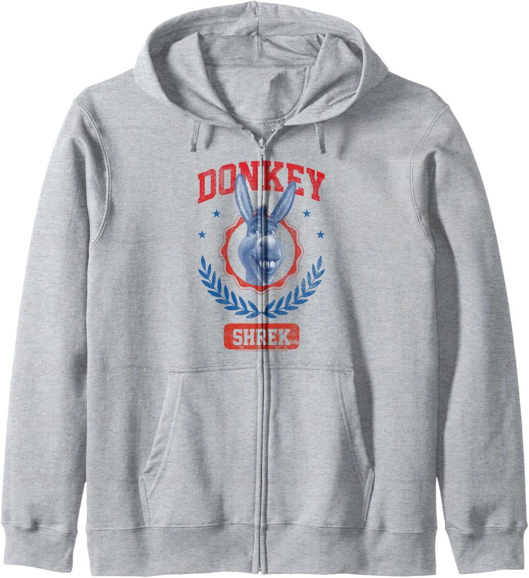 Shrek 4th Of July Donkey Collegiate Poster Kapuzenjacke