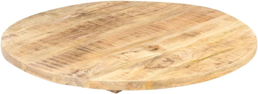 vidaXL Mangoholz Massiv Tischplatte Massivholzplatte Holzplatte Ersatztischplatte Holz Platte für Es