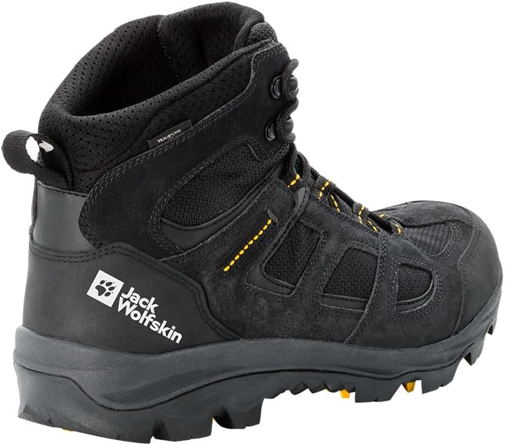 Jack Wolfskin Men's Vojo 3 Texapore Mid M Outdoor Shoes 39.5 EU Black Burly Yellow Xt 2023, 39.5 EU
