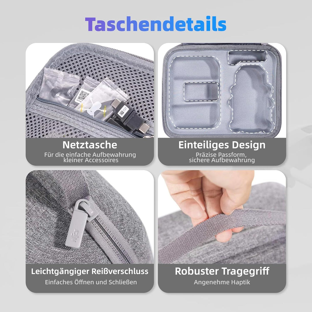 Tasche für DJI Mini 4K / 2/2 SE Drohne und Controller Zubehör, Tragbare Tragetasche Kompakte Aufbewa