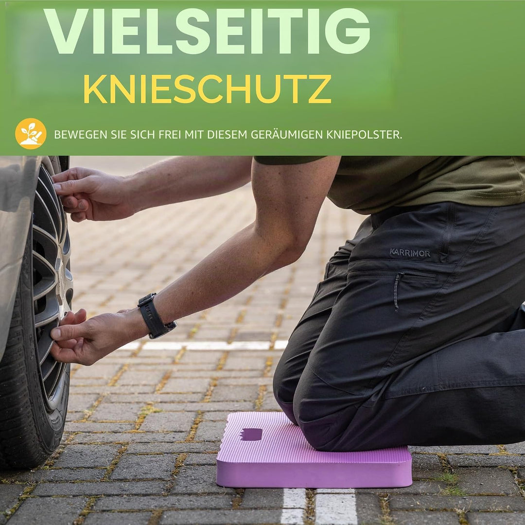 BLOSTM Pink Home & Garden Kniepolster – Kniepolster aus hochdichtem Schaumstoff mit 2 Texturen, Prem