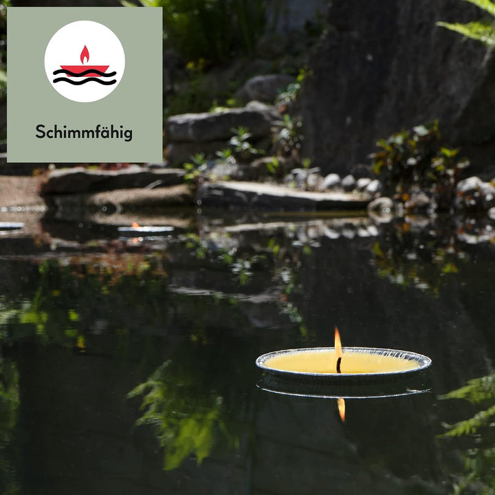 HOFER 30 x Citronella-Flammschalen für draussen | hochwertige Citonella Kerze Outdoor | mit Citronel