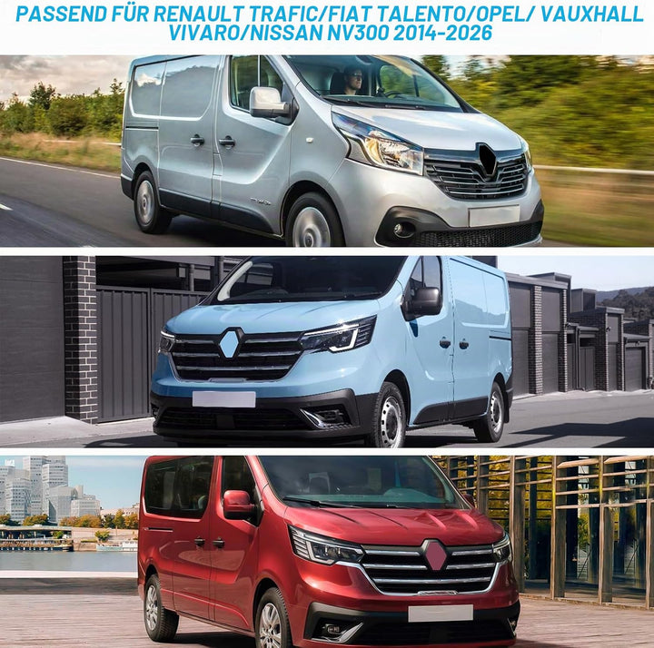 Magnetisches Insektennetz Ersatz für Renault Trafic 2014-2025 | Starker Magnet-Verschluss, Feinmasch