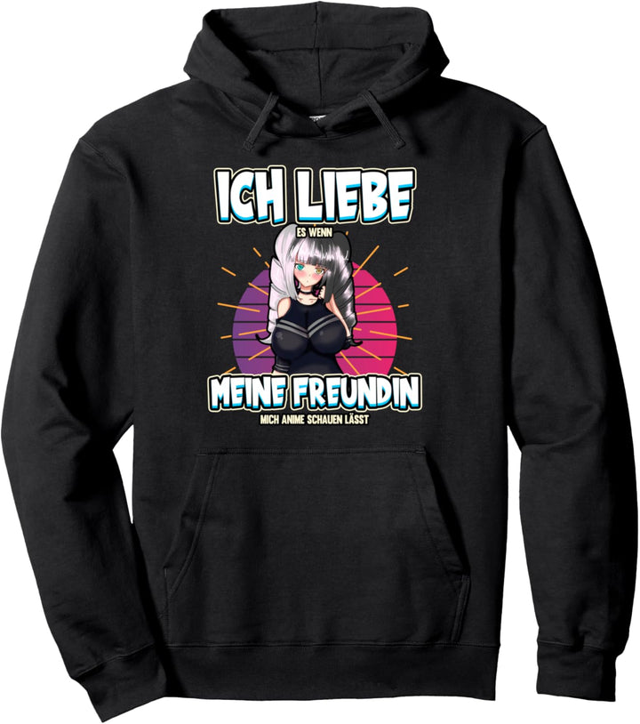 Ich liebe mein Freundin Anime Baka Otaku Manga Valentinstag Pullover Hoodie