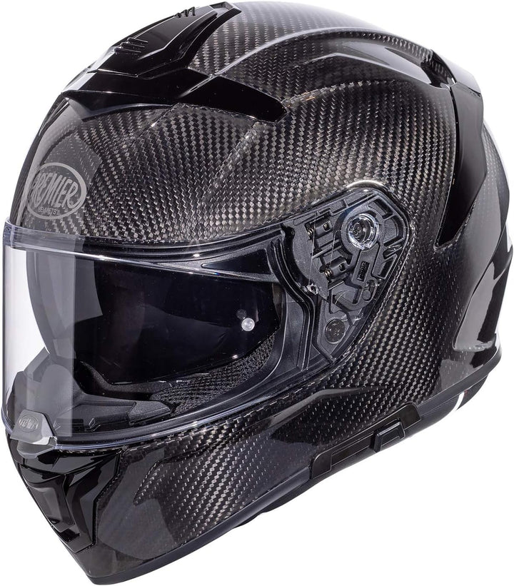 Premier Unisex Devil Carbon Helmet XS Schwarz, XS Schwarz