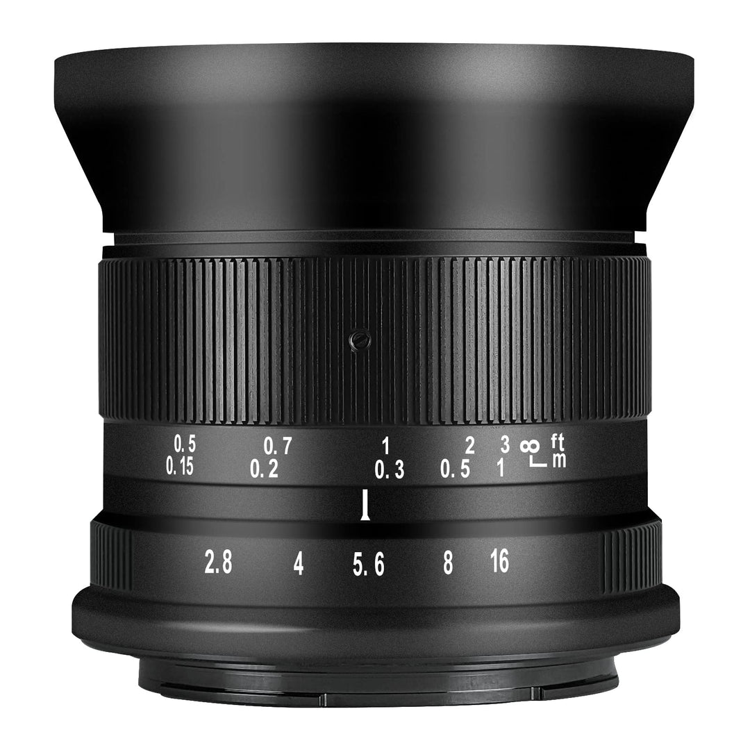 7artisans 12 mm F2.8 Mark Ⅱ Ultra-Weitwinkel APS-C Manueller Fokus Prime Objektiv kompatibel für Can