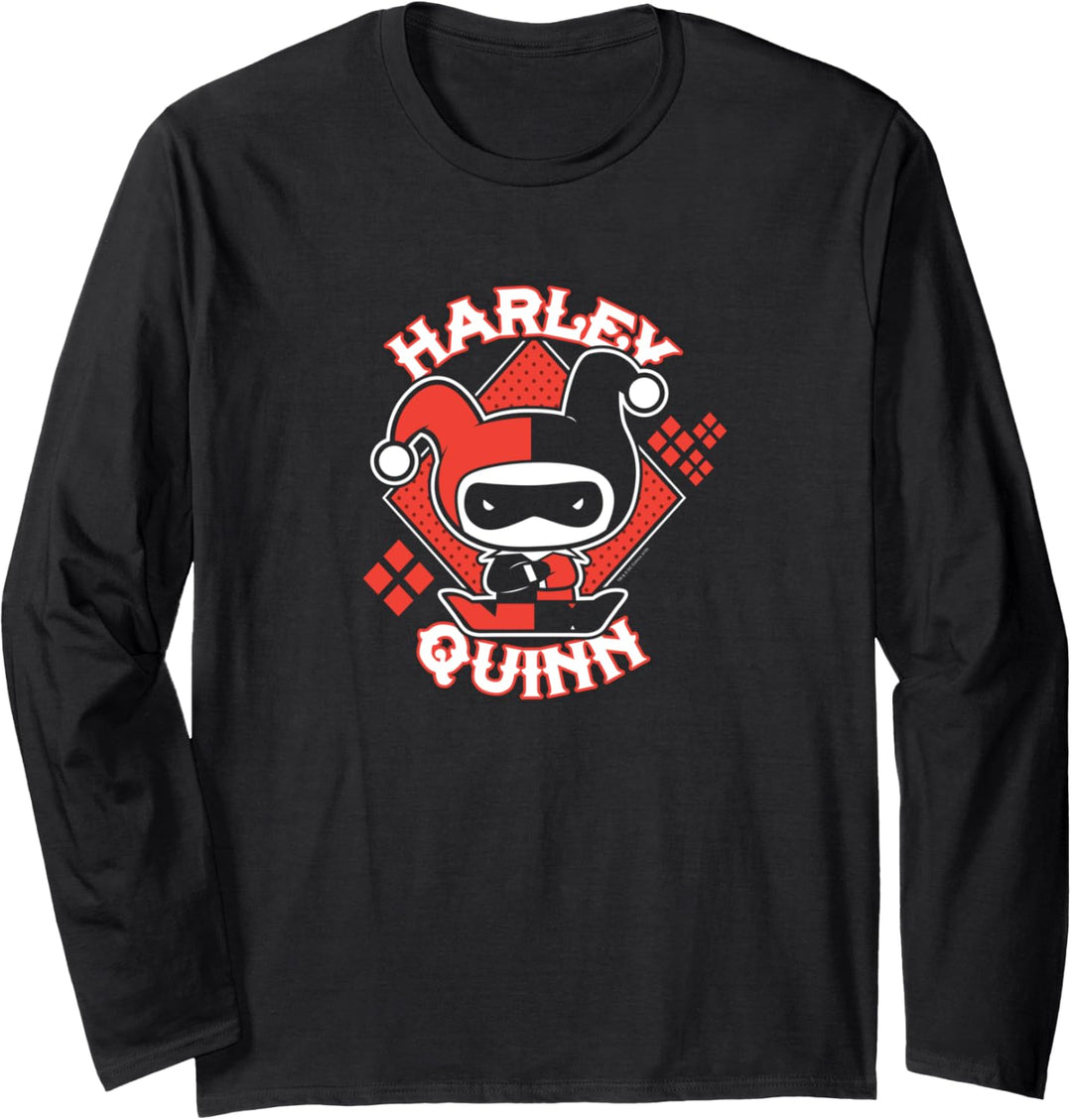 Harley Quinn Chibi Langarmshirt