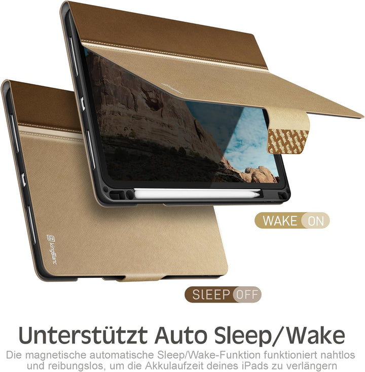 KingBlanc Hülle für iPad Air 11 Zoll 2024, Air 5. Generation 2022 & Air 4. Gen 2020 10,9 Zoll mit St