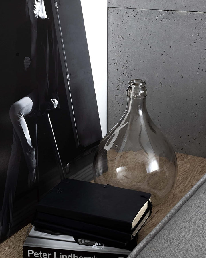 Gärballon mit Kunststoffkorb, Glasballon, Gallone, Weinballon, Weinmacher Set, Gärbehälter, Glasflas