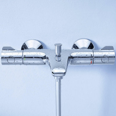 Grohe Grohtherm 800 Thermostate (Thermostat-Wannenbatterie, DN 15) chrom, 34567000 & Euphoria Cosmop