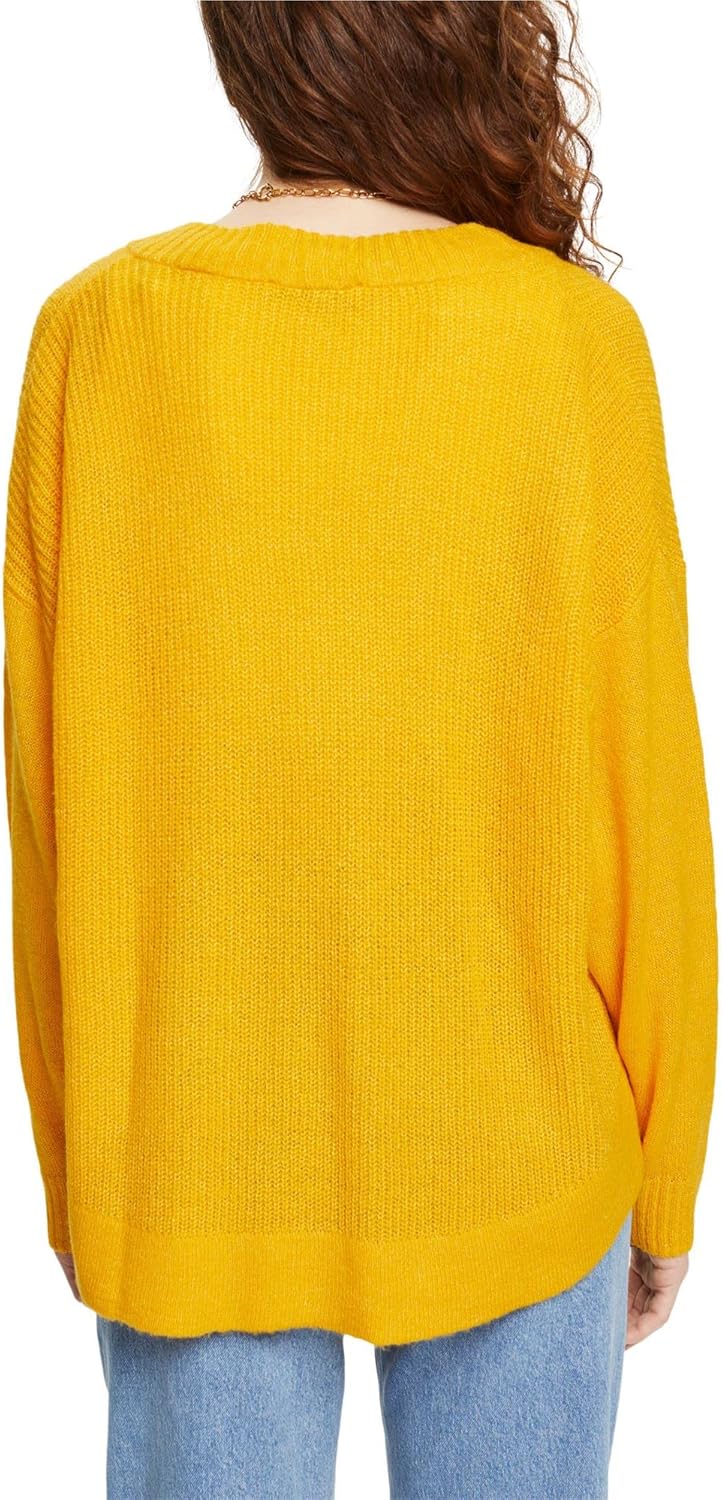 ESPRIT Damen Pullover XS 730/Sunflower Yellow, XS 730/Sunflower Yellow
